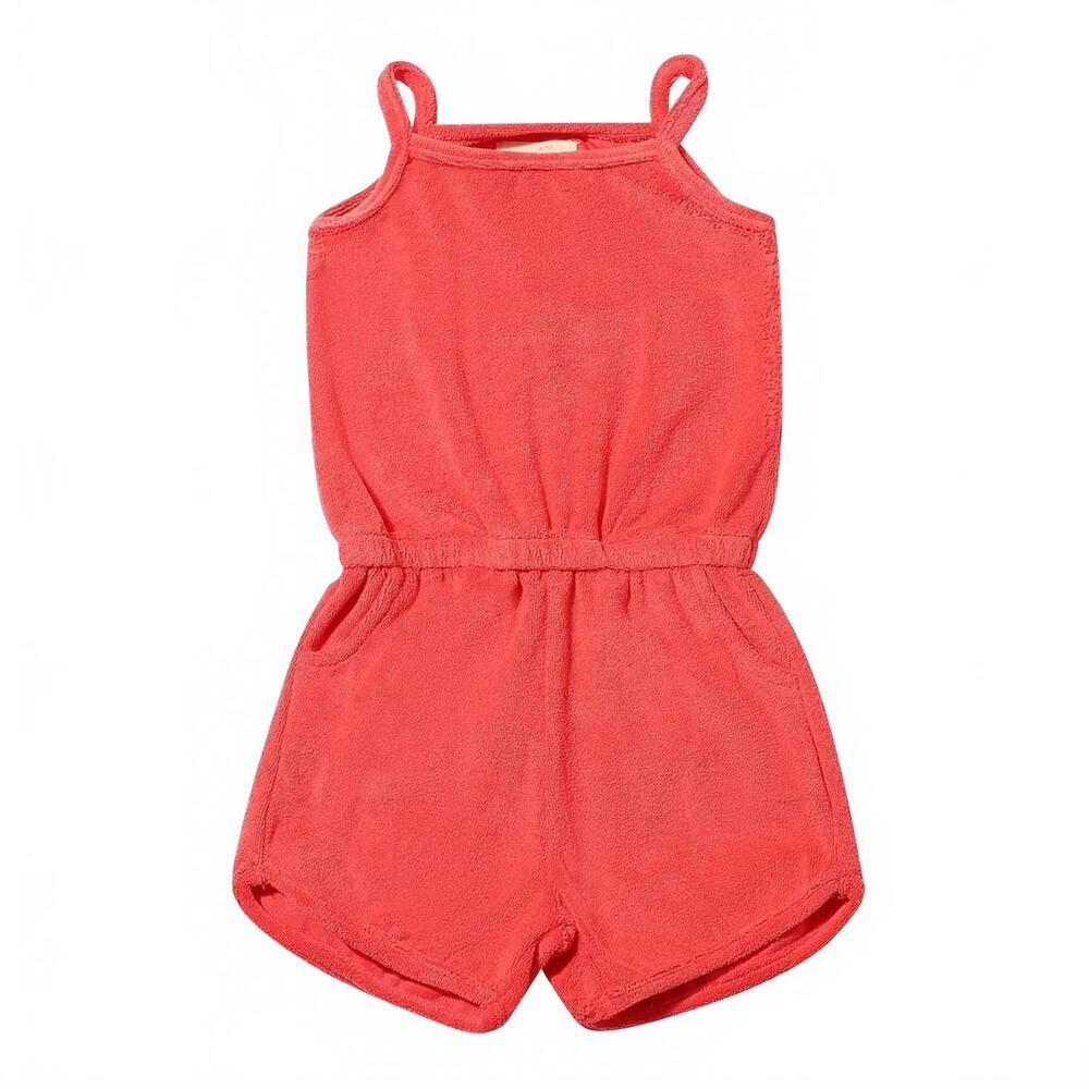 NEW VIGNETTE girls shelby romper in red